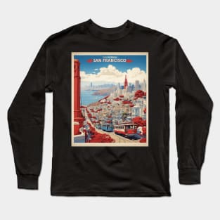 San Francisco California United States of America Tourism Vintage Long Sleeve T-Shirt